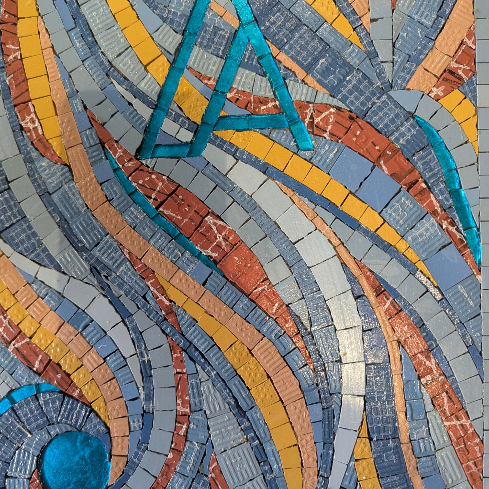 Mosaïque artisanale et contemporaine sur-mesure